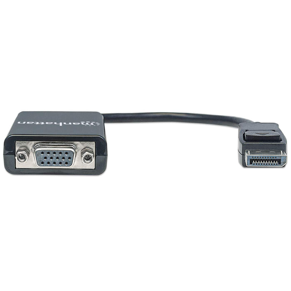 Adaptador Manhattan DisplayPort M a VGA H 15cm Activo Color Negro