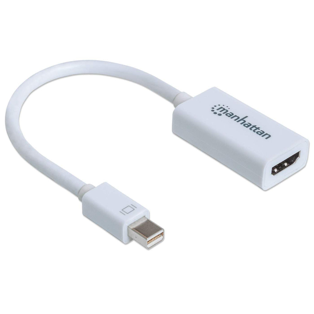 Adaptador Manhattan Mini DisplayPort a HDMI Color Blanco