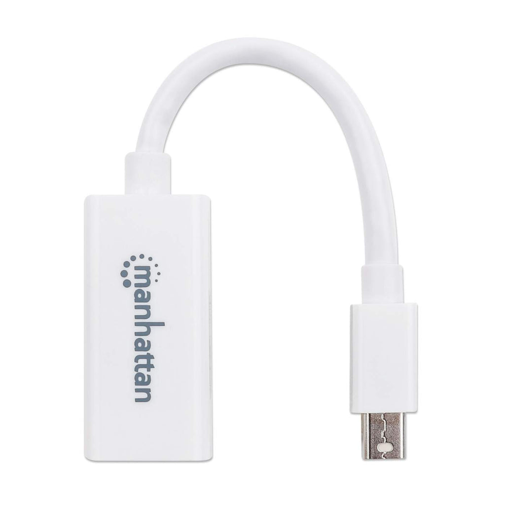 Adaptador Manhattan Pasivo Mini DisplayPort a HDMI-H Color Blanco