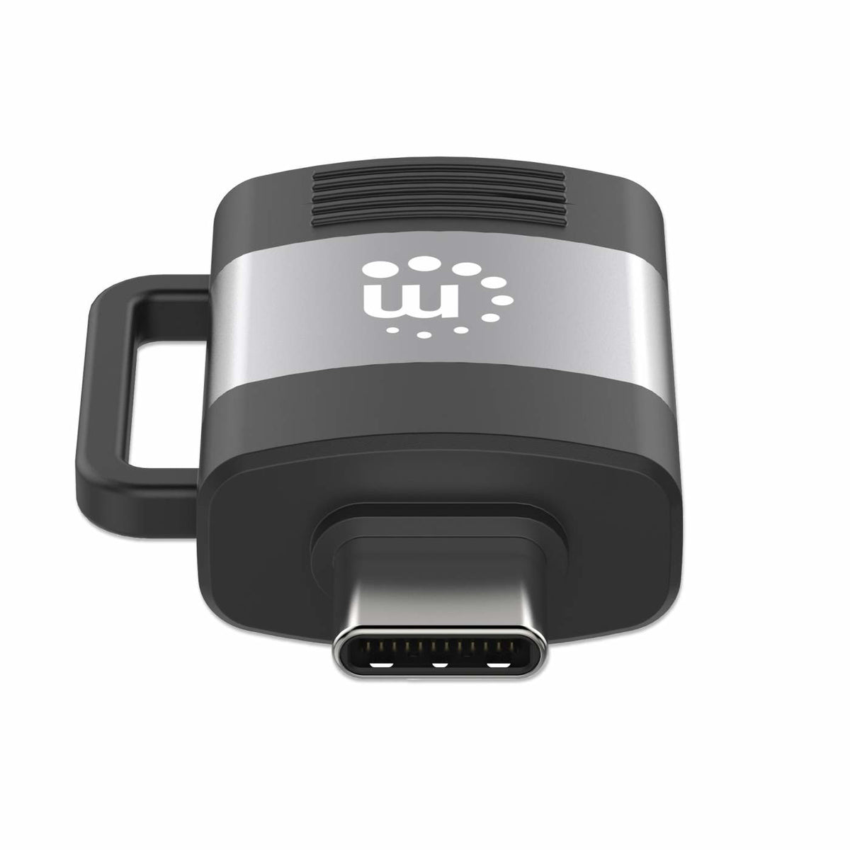 Adaptador Manhattan USB-C a USB-A V3.2 Aluminio Color Negro-Gris Espacial