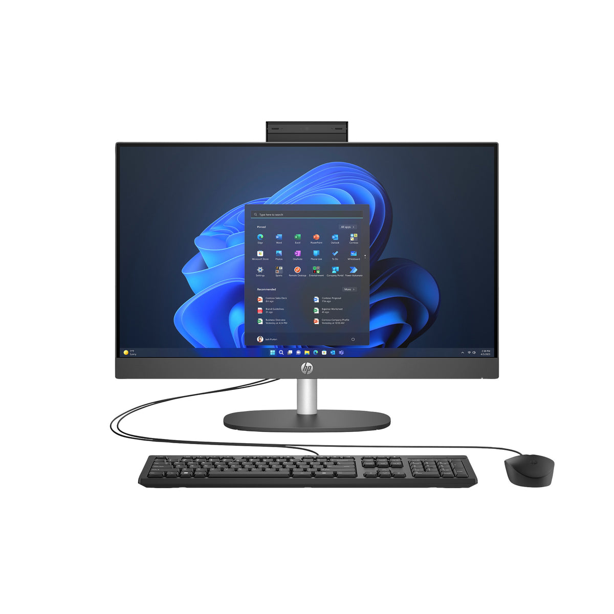 All In One HP ProOne 240 G10 23.8" Intel Core U5 125U 8GB 512GB SSD W11 Home