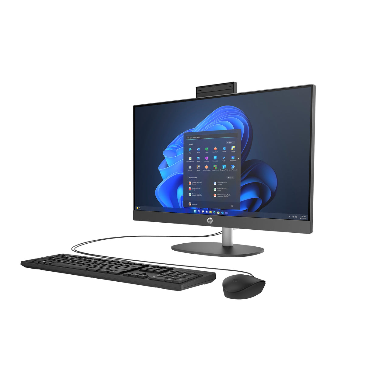 All In One HP ProOne 240 G10 23.8" Intel Core U5 125U 8GB 512GB SSD W11 Home