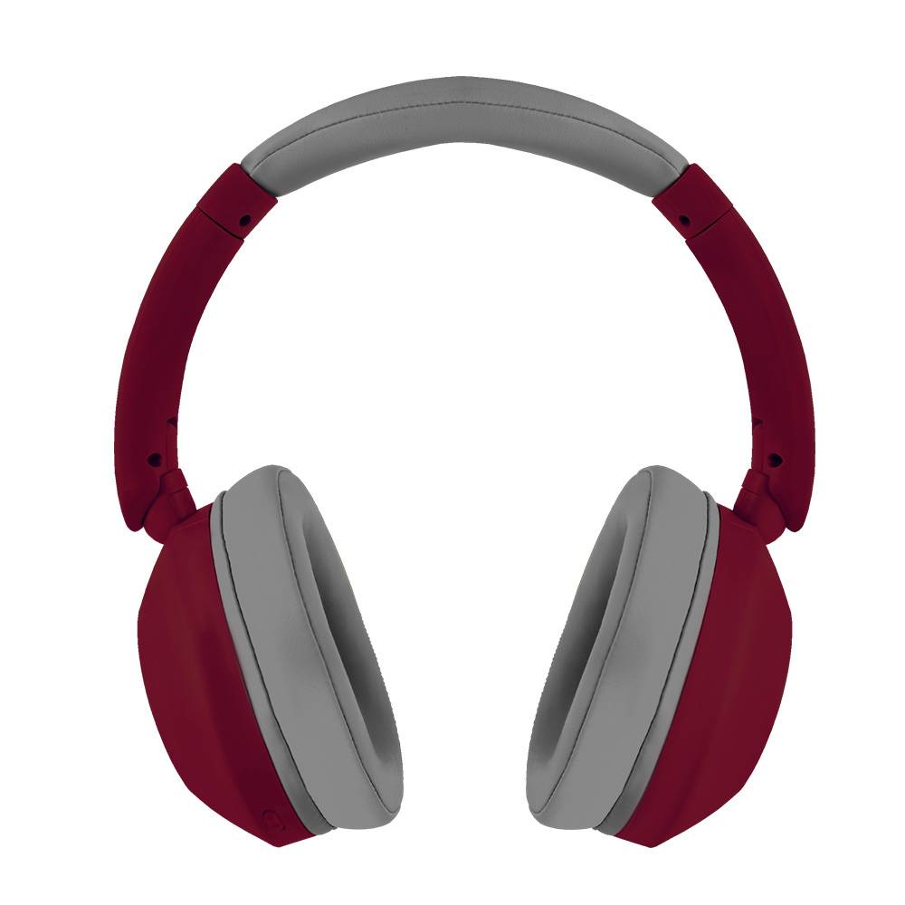 Audifono Perfect Choice Soundia Bluetooth On-Ear Borgoña