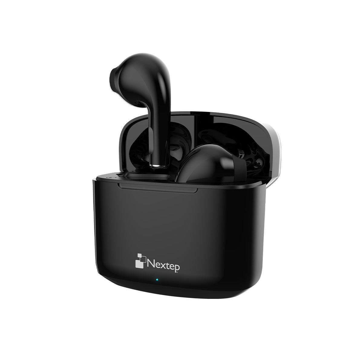 Audífonos Nextep Buds Bluetooth Control Táctil Hasta 20Horas — Negro