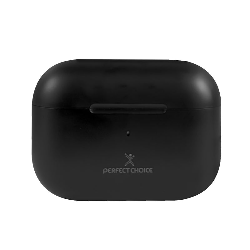 Audífonos Perfect Choice TWS Enc Carga Inalámbrica Nesh — Negro