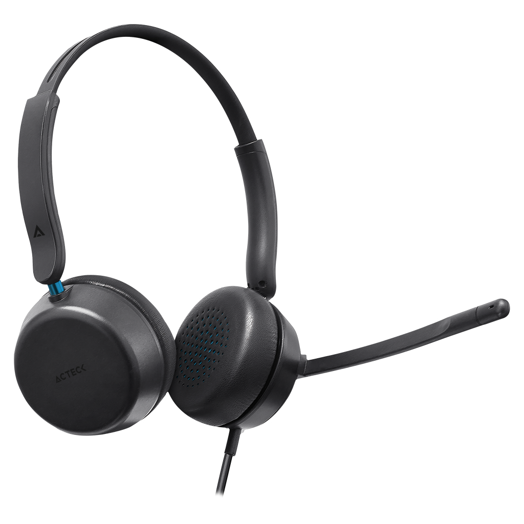 Auriculares Alámbricos Acteck con Micrófono Active Pro HC565 Negro