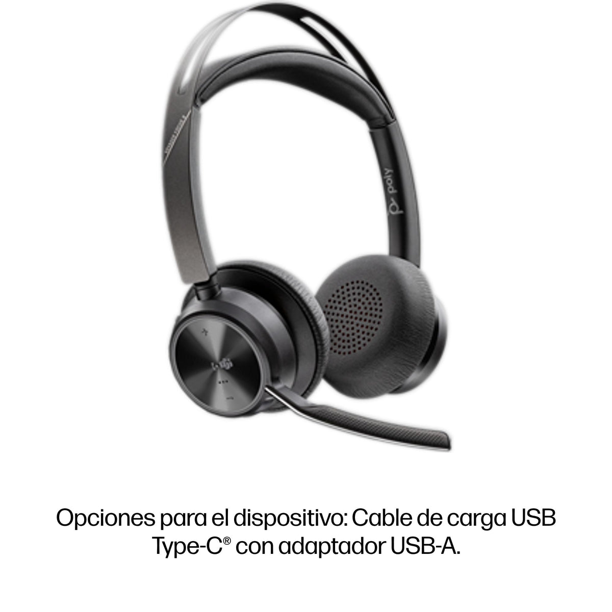 Auriculares Poly Voyager Focus 2 Microsoft Teams Certified with charge stand Headset