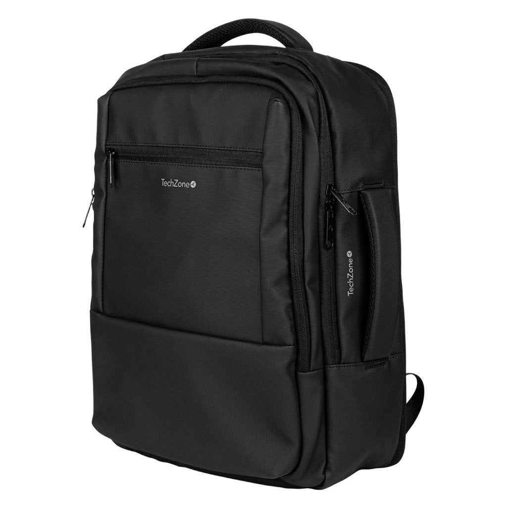 Backpack Techzone UrbanBiz DE 15.6" Diseñada para el Ritmo Dinamico del Dia a Dia Color Negro