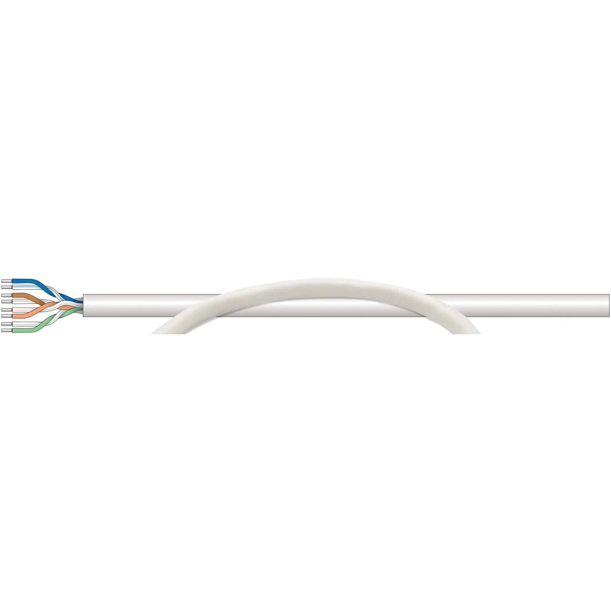 Bobina Cable Intellinet Cat 6 CCA 305m Sólida Color Gris