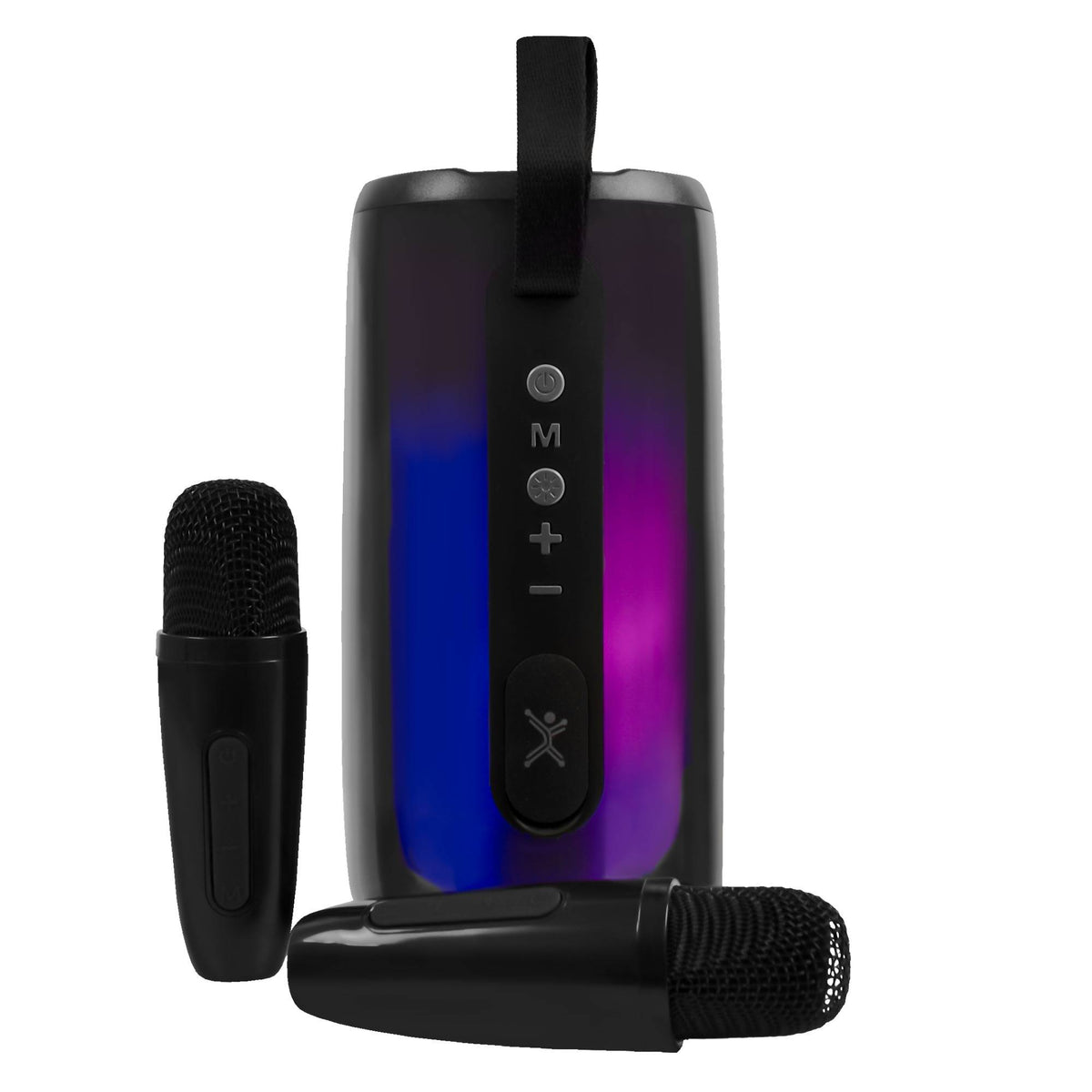 Bocina Inalámbrica Perfect Choice RGB con 2 Micrófonos Inalámbricos - Cosmo