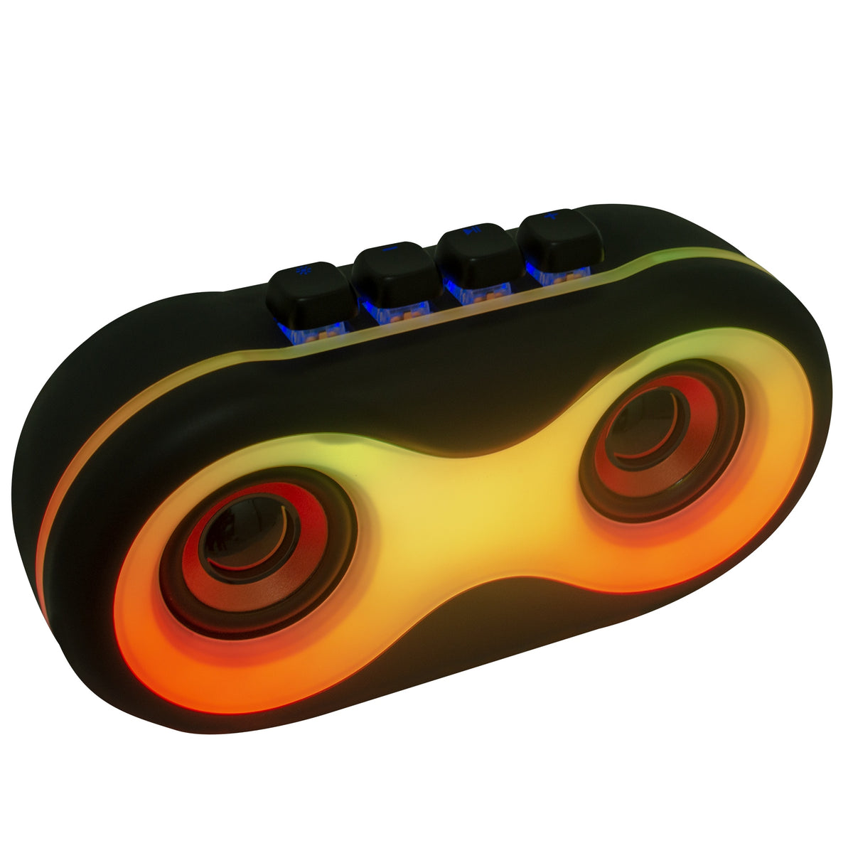 Bocina Perfect Choice Owty LED RGB con Teclas Mecánicas Color Negro