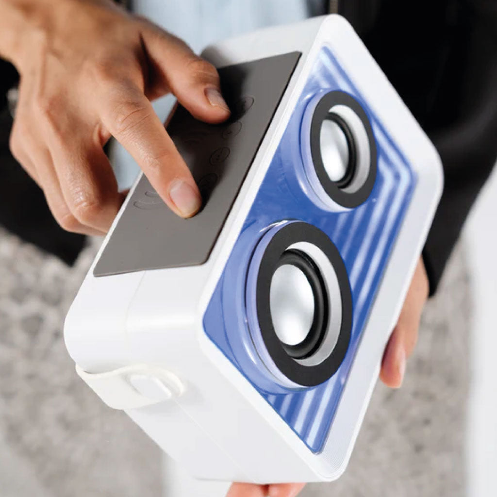 Bocina Portátil Loopstar Perfect Choice Bluetooth Recargable 15W Blanco