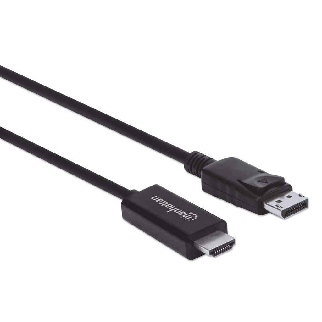 Cable Manhattan DisplayPort/HDMI-M 4K 3m Color Negro
