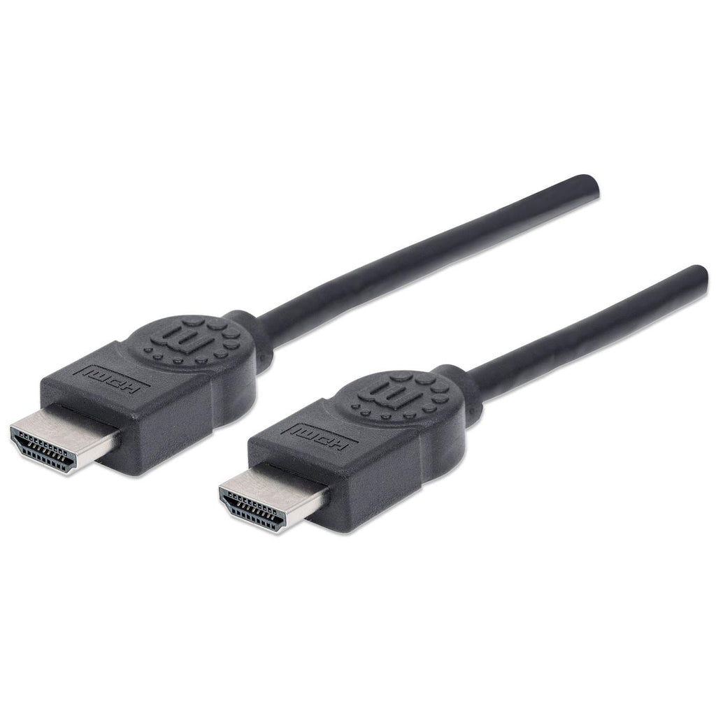 Cable Manhattan HDMI 1.4 M-M Alta Velocidad Canal Ethernet 5m Color Negro