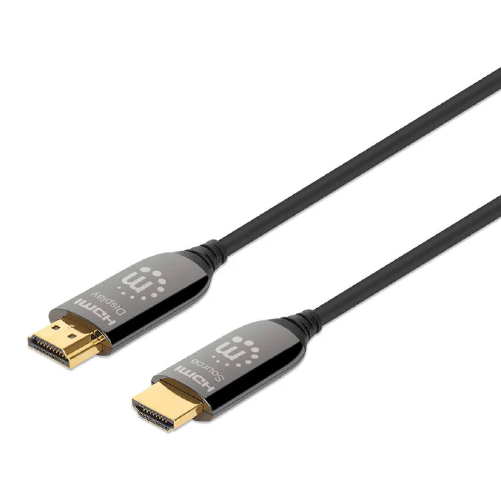Cable Manhattan HDMI 2.1 Fibra Óptica 10M 8ka60Hz Certificado