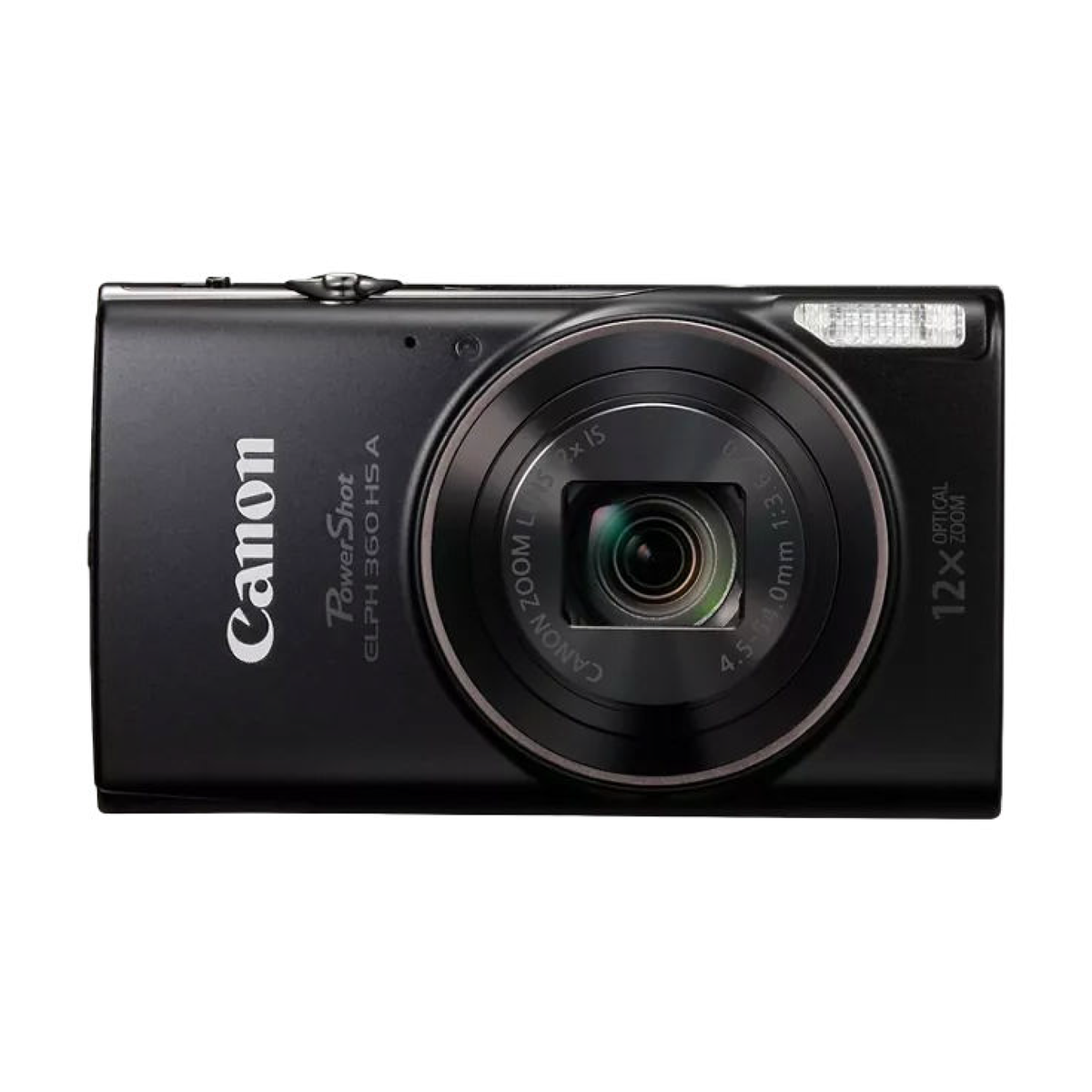 Cámara Canon Powershot ELPH 360HS A con Zoom Óptico de 12x / 20MP y conexión WIFI / NFC — Negro