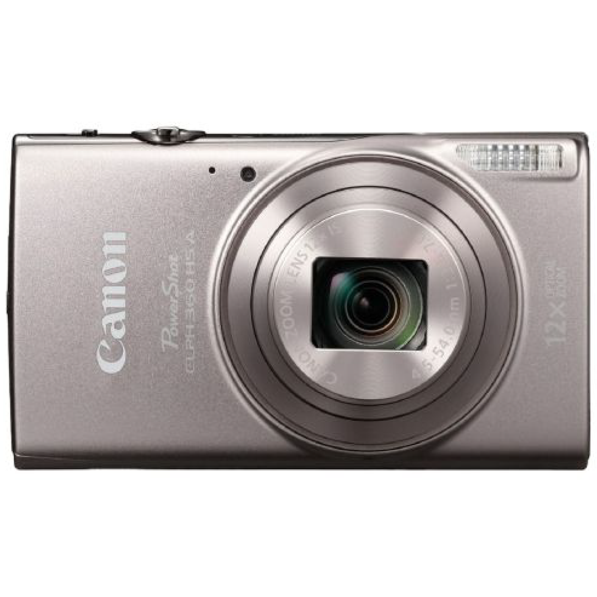 Cámara Canon Powershot ELPH 360HS A con Zoom Óptico de 12x / 20MP y conexión WIFI / NFC — Plata