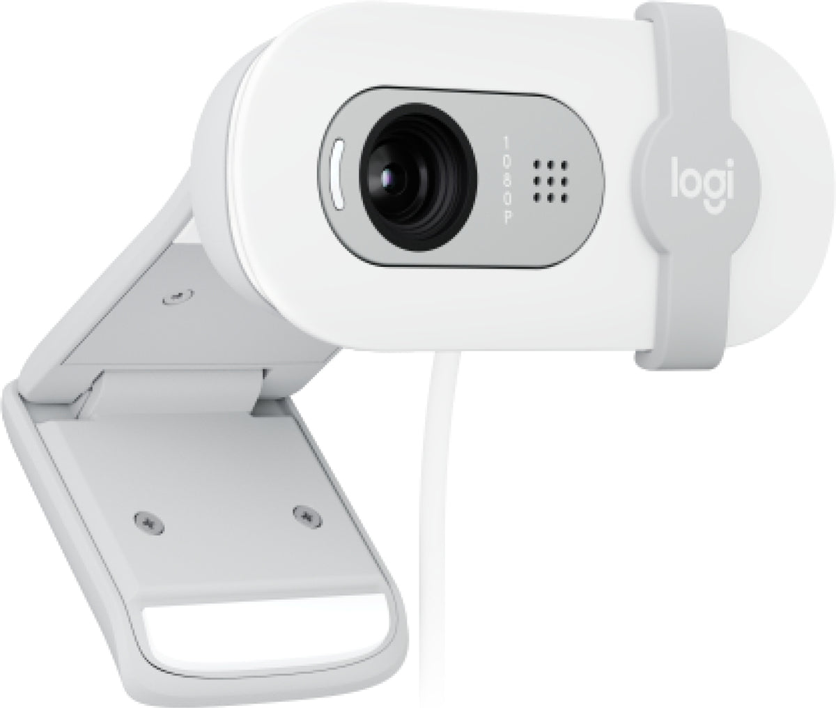 Cámara Web Logitech Brio 100 RTL Full HD 1080p Micrófono Integrado Conectividad USB — Blanco