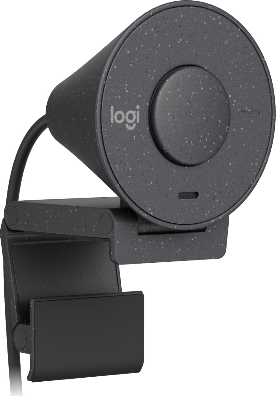 Cámara Web Logitech Brio 300 1080p USB-C con Corrección Iluminación Automática Micrófono Color Grafito