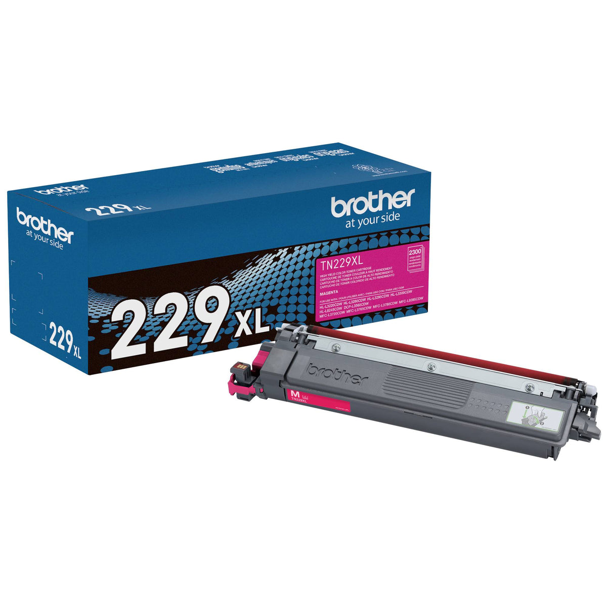 Cartucho de Tóner Brother Alto Rendimiento Color Magenta 2300 Páginas