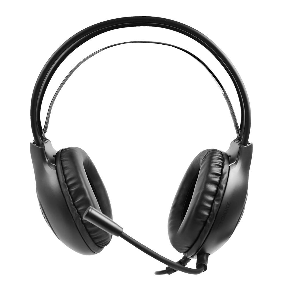 Diadema Alámbrica Perfect Choice Stream Pro Cable 1.8m Micrófono Omnidireccional 3.5mm Color Negro