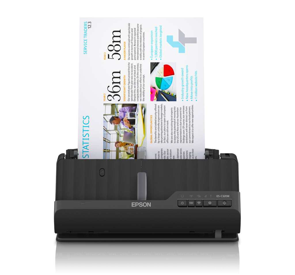 Escáner Epson de Documentos WorkForce ES-C320W