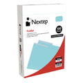 Folder Económico Nextep Oficio Azul con 100
