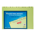 Guías Baco para Archivos Alfabéticas Oficio con 25 Pzas