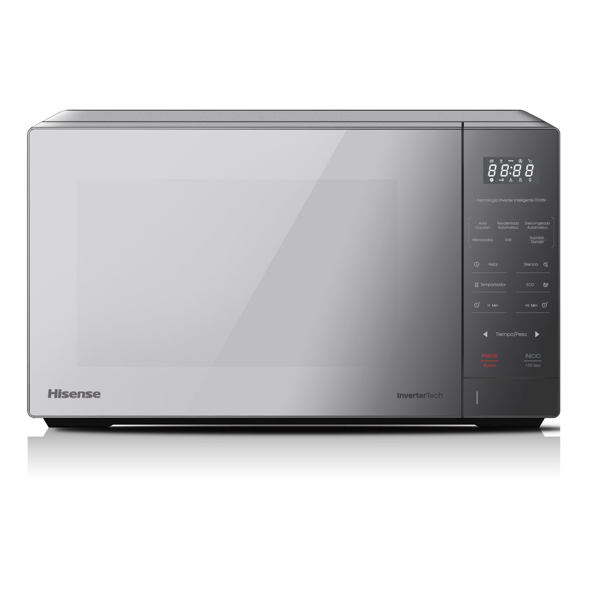 Horno de Microondas Hisense 0.9 CF. Silver