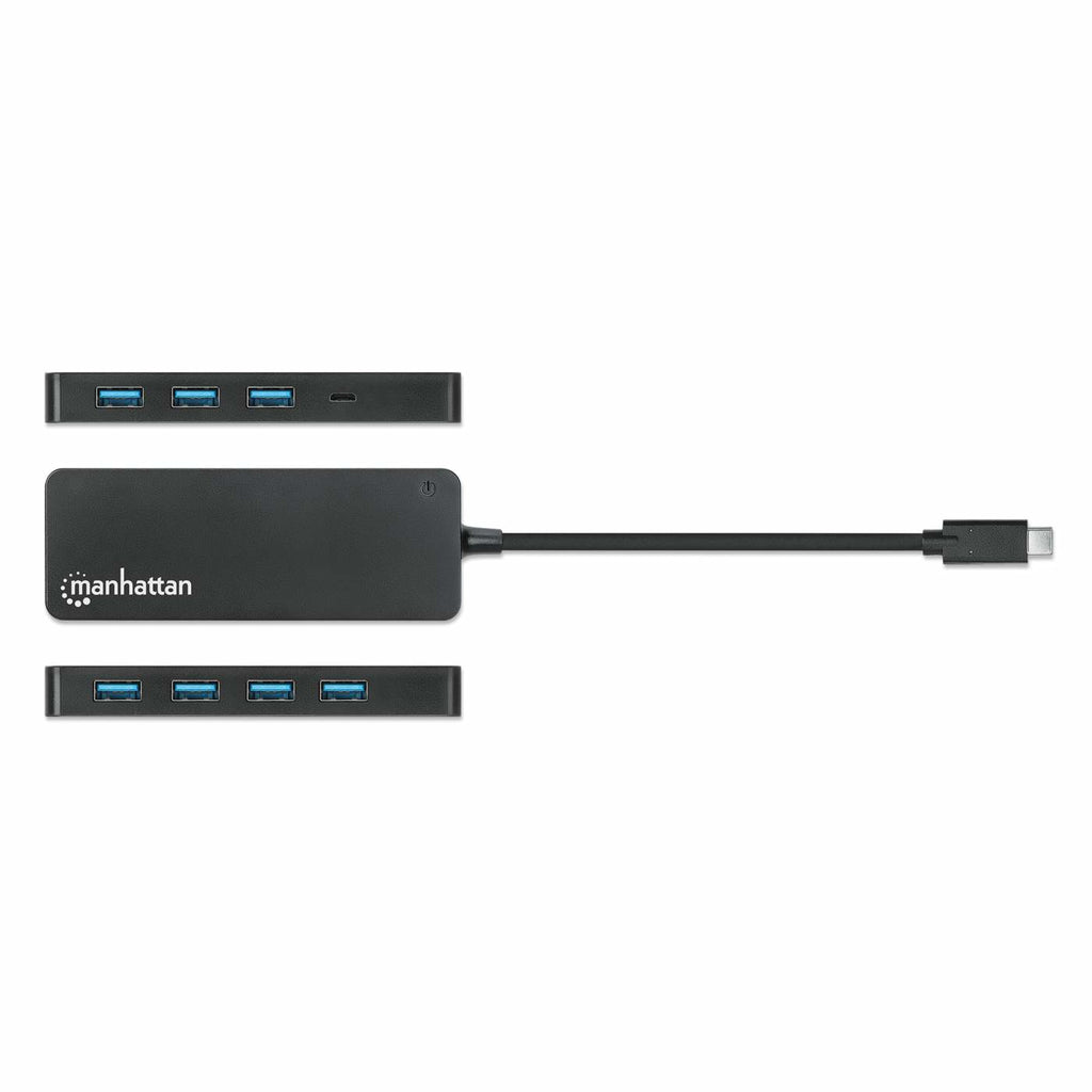 HUB Manhattan USB-C V3.2 7 Ptos A 5Gbps