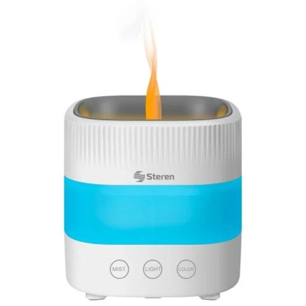 Humidificador Steren y Difusor de Aroma de 130ML con Ef Flama