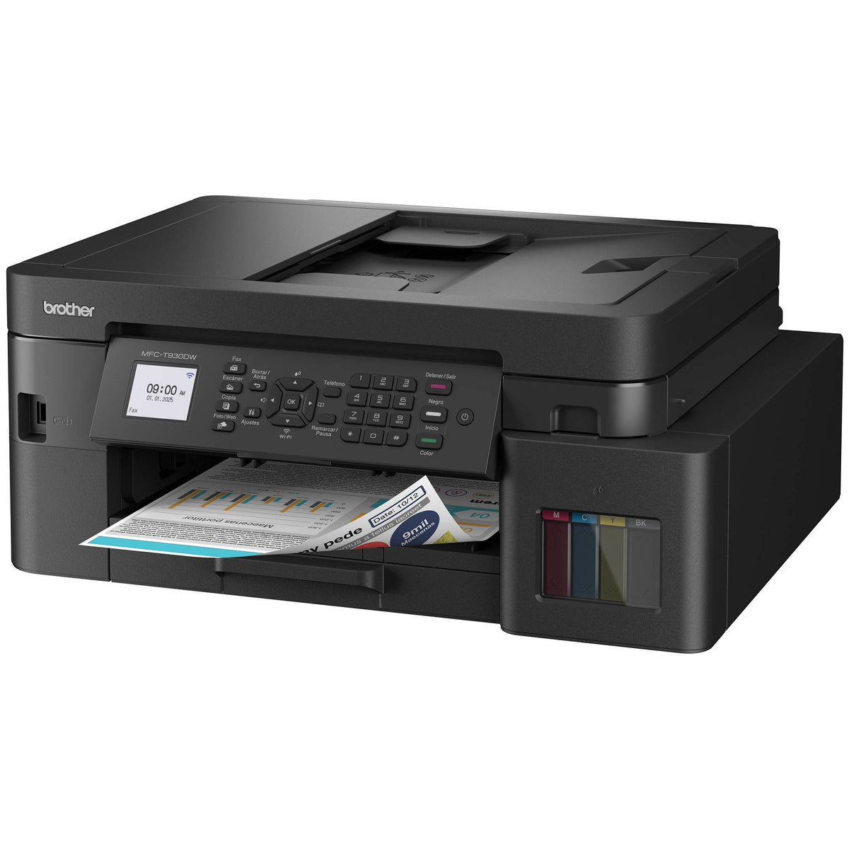 Impresora Multifuncional Brother MFC-T930DW Inyección de Tinta a Color InkBenefit Tank Conectividad Inálambrica Dúplex