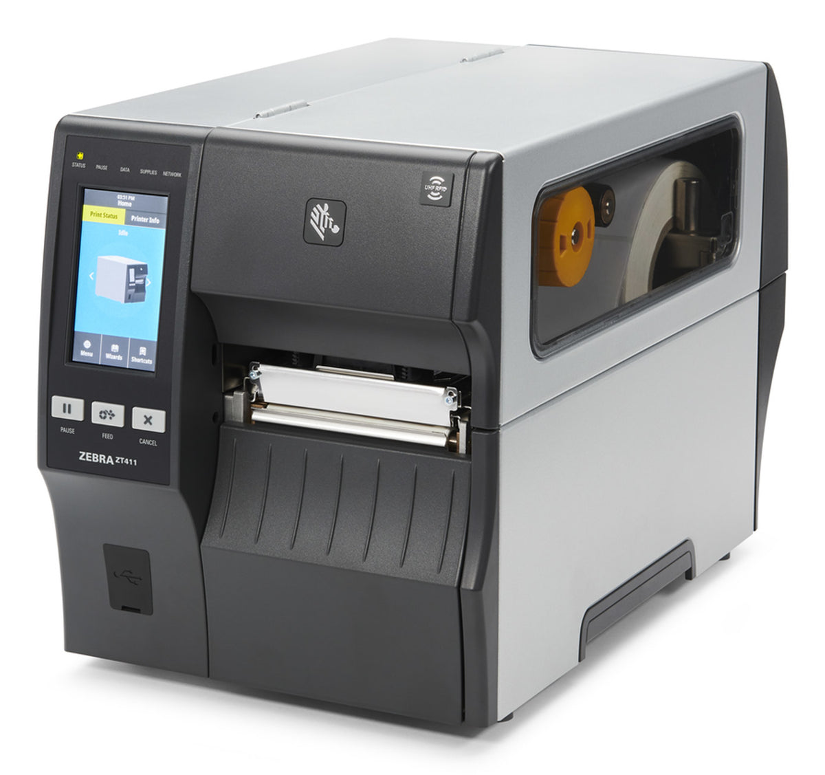Impresora Zebra Industrial ZT411 TT 4" 203 dpi USB Ethernet BT 4.1/MFi EZPL