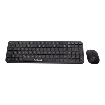 Kit Teclado y Mouse Inalámbrico Techzone TZCOMBINA05