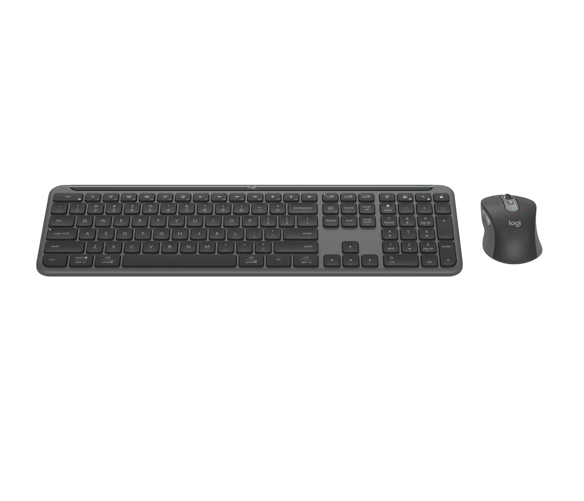 Kit Teclado y Mouse Logitech MK950 Inalámbrico Graphite