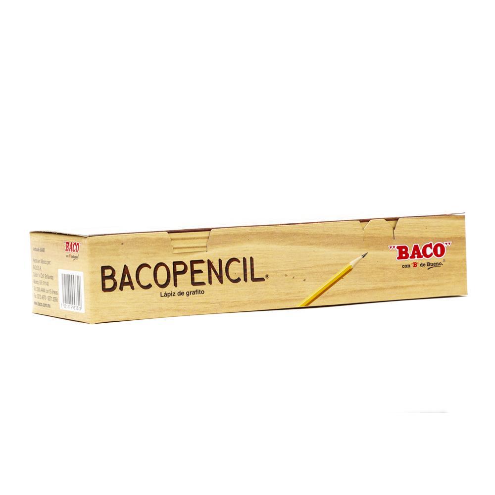 Lapiz Baco con 50 — Amarillo
