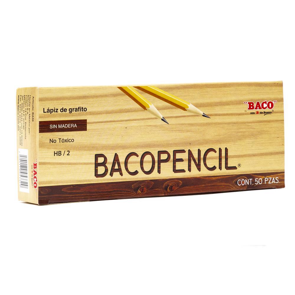 Lapiz Baco con 50 — Amarillo