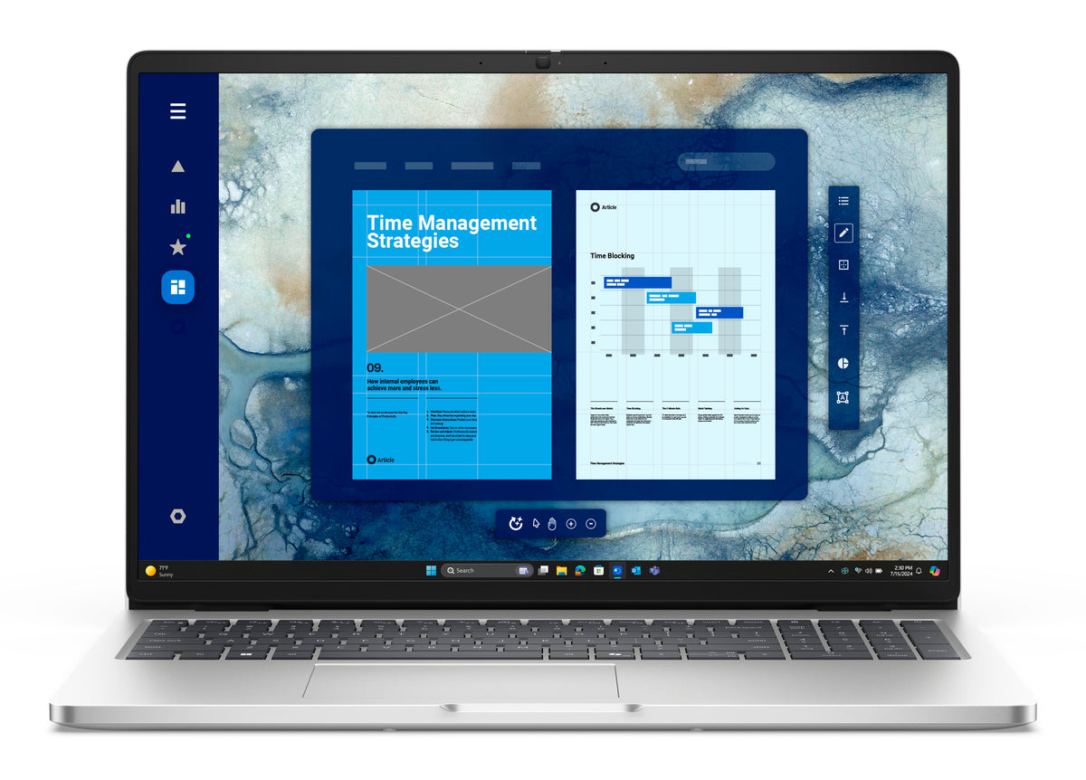 Laptop Dell Pro 16 PC16250 Intel Ultra 7-255U RAM 16GB SSD 512GB W11 Pro 3 Años Básico