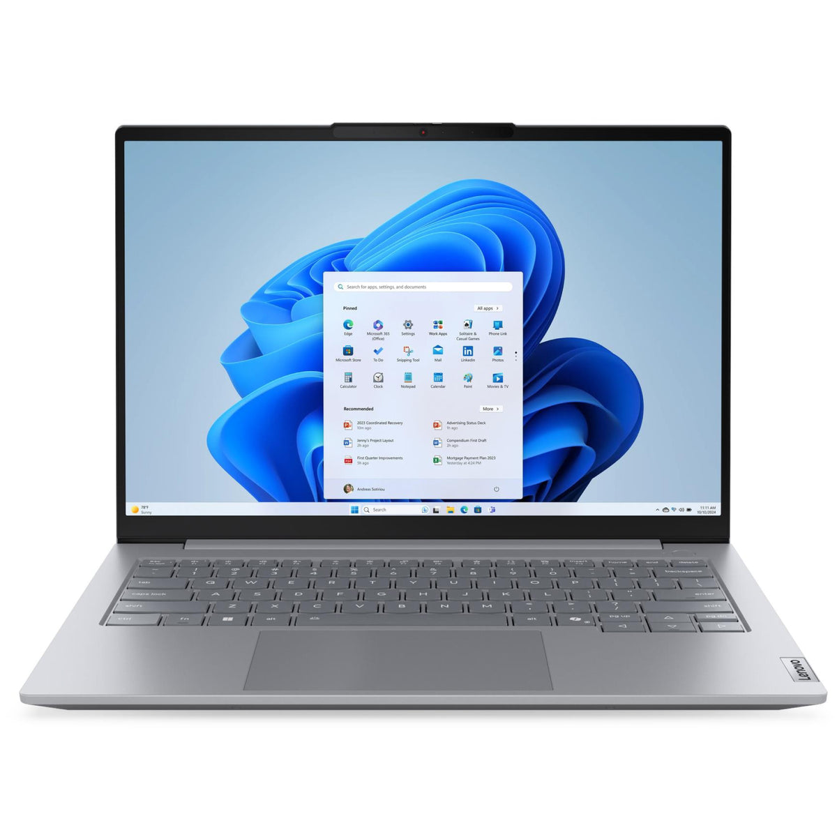 Laptop Lenovo ThinkBook 14 G8 14" Intel Core 7 240H NoTouch Windows 11 Pro 64 16GB 512GB SSD 1CourierCarryin