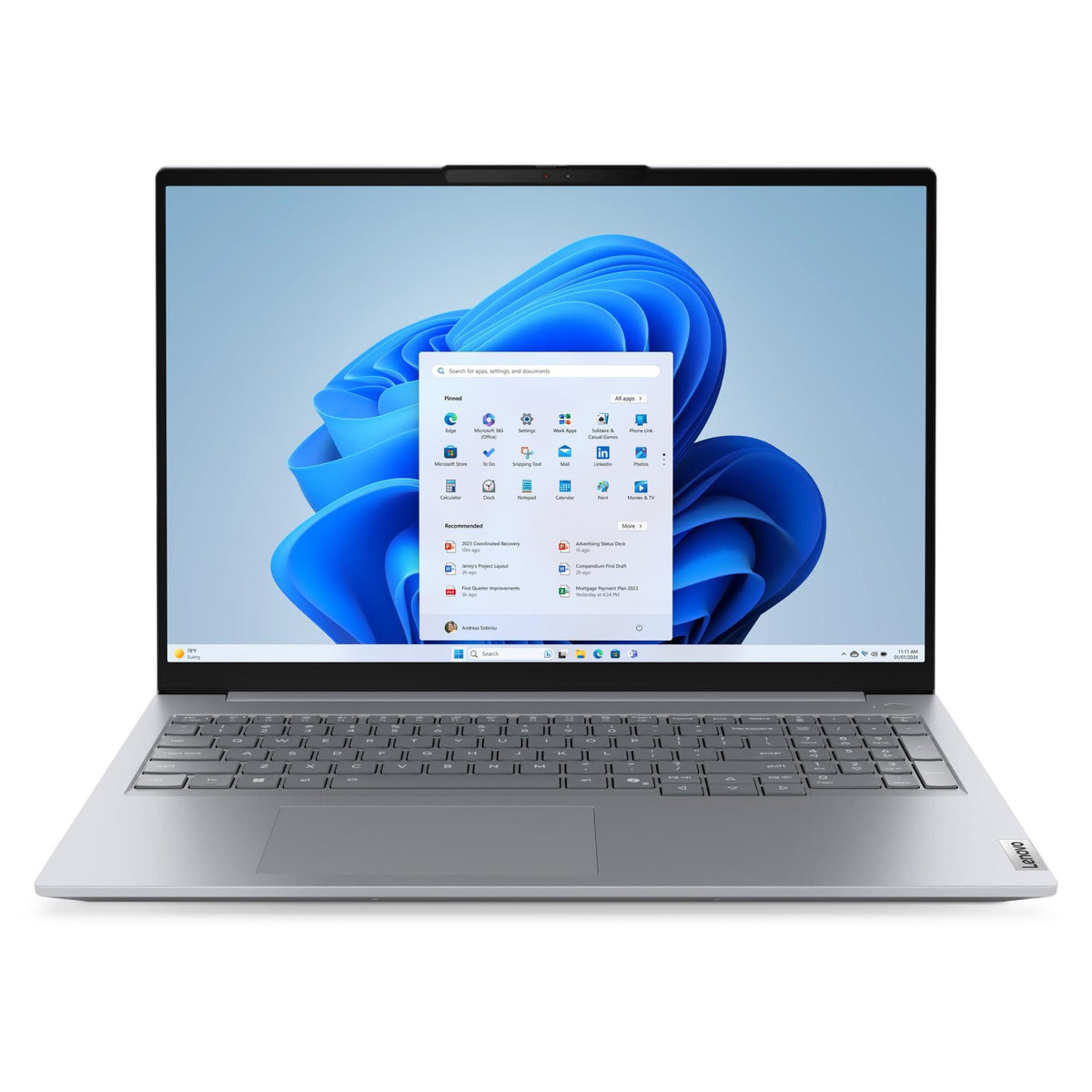 Laptop Lenovo ThinkBook 16 G8 16" Intel Core 5 210H NoTouch Win 11 Pro 64 16GB 512GB SSD Intel Graphics 1CourierCarryin