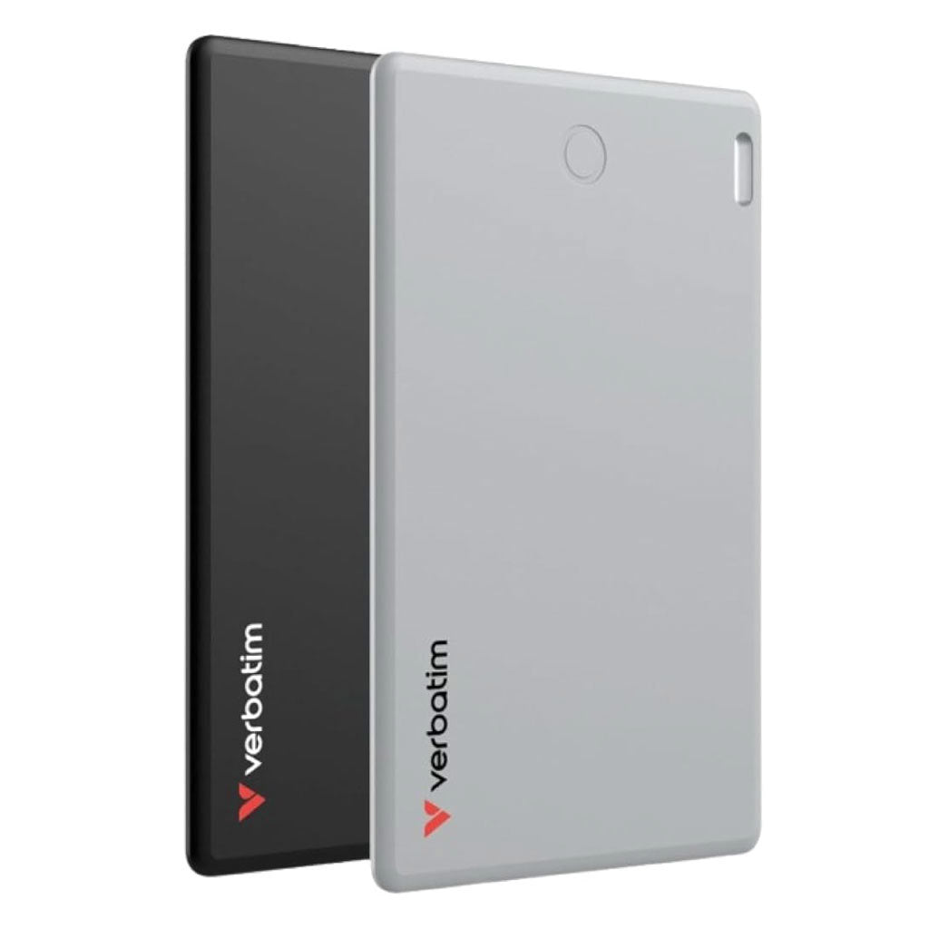 Localizador Verbatim My Finder Bluetooth Tarjeta 2 pzas Negro Plateado