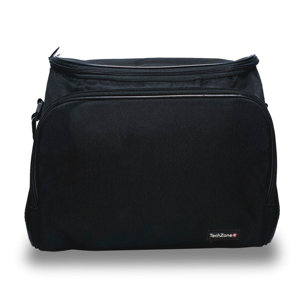 Maletín Techzone Universal para Proyector Confeccionado en Nylon y Poliéster Color Negro