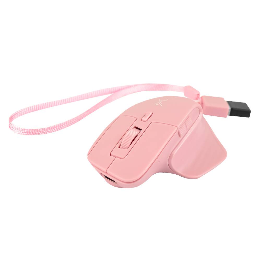 Mini Mouse Perfect Choice Recargable Conexión y Conector Dual - Pixie — Rosa
