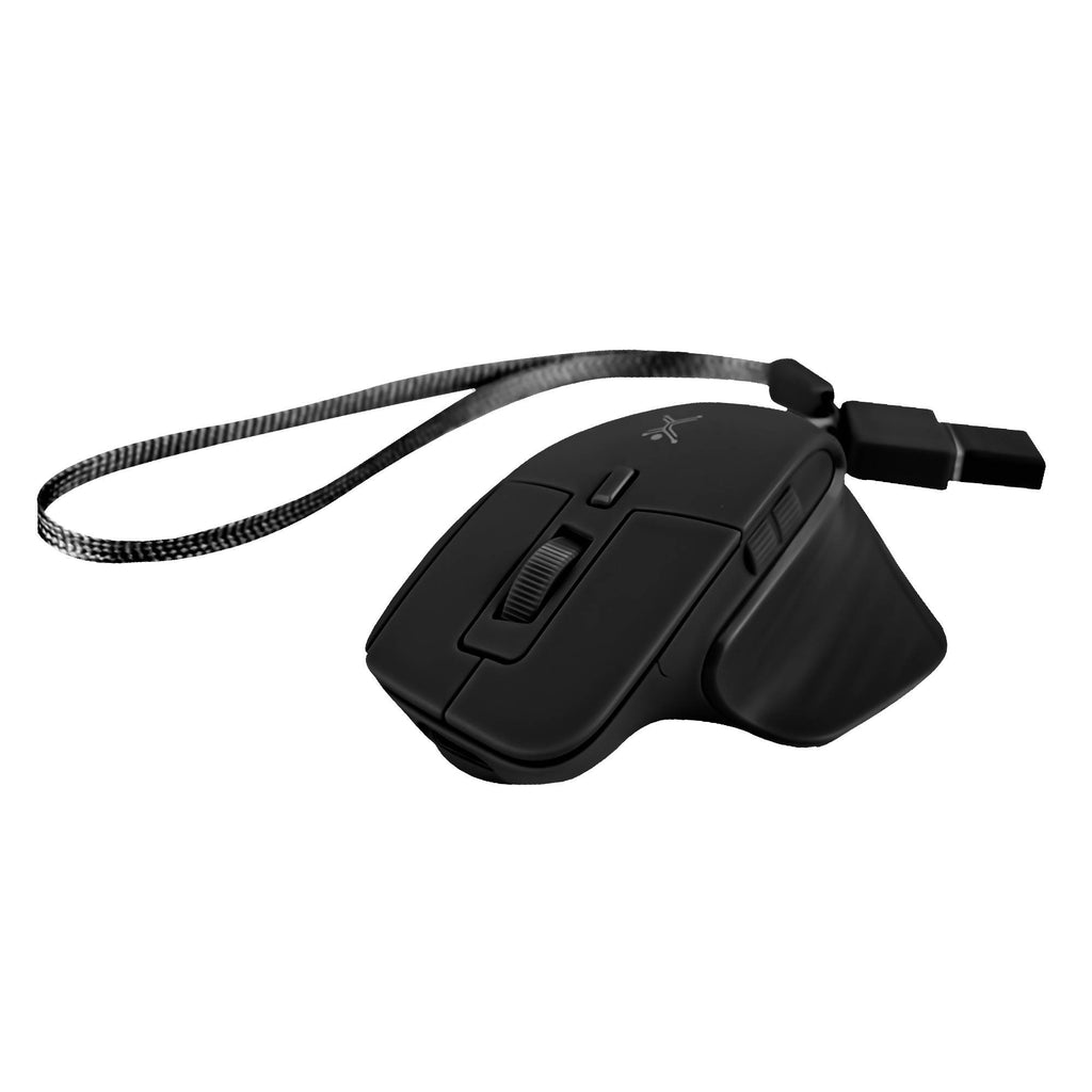 Mini Mouse PIXIE Perfect Choice Recargable Inalámbrico Conector Dual Clic Silencioso Negro