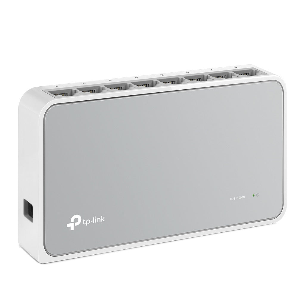 Mini Switch de Escritorio TP-Link con 8 Puertos Fast Etherne