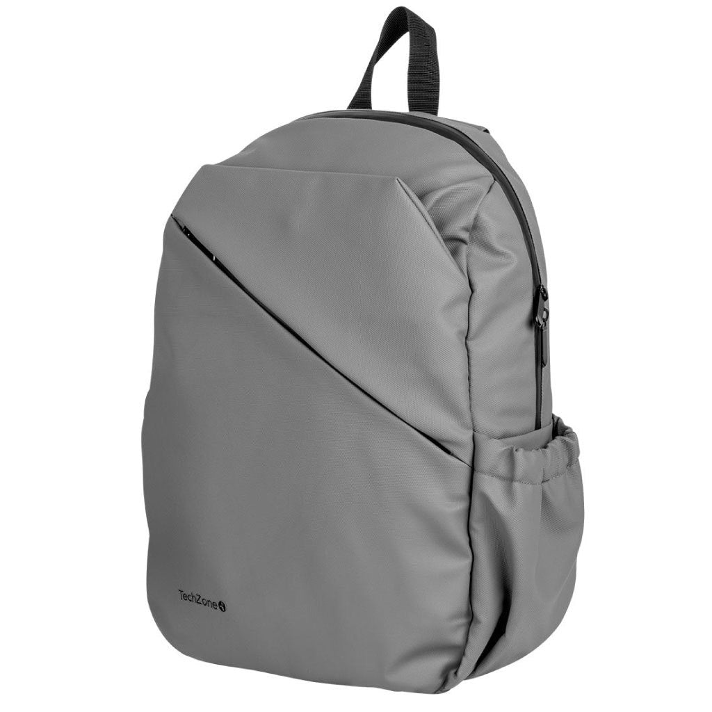 Mochila Techzone Style Grey para Laptops de 16 Múltiples Compartimientos Diseño Ideal para Uso Diario