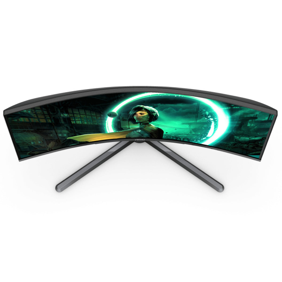 Monitor AOC 31.5" Gaming Curvo C32G3E Led 1920x1080 Full HD FreeSync 165Hz HDMI DisplayPort Negro