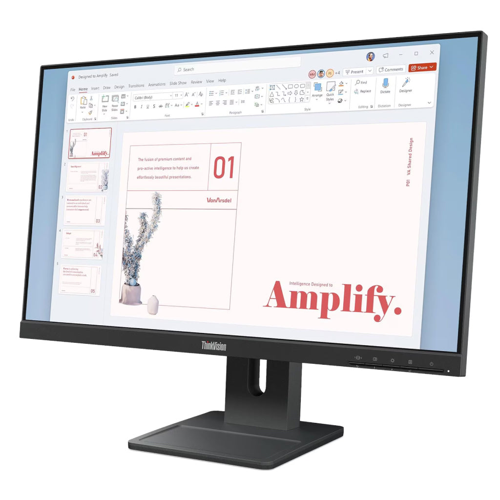 Monitor Lenovo ThinkVision E24-40 LED 23.8" 1920x1080 Full HD 100Hz HDMI/DisplayPort Negro