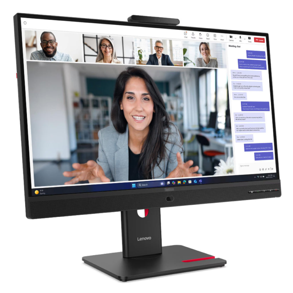 Monitor Lenovo ThinkVision T27QD-4v 27" WLED 2560x1440 120Hz USB-C Antirreflejo Negro