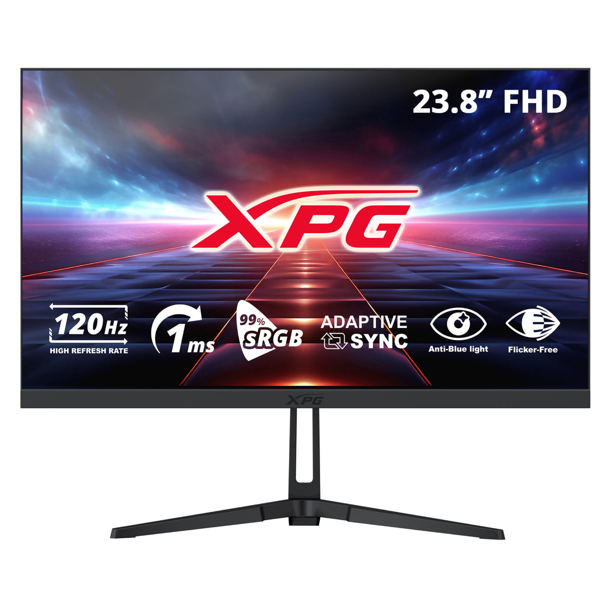 Monitor XPG 23.8" Plano IPS 1920X1080 FHD 120hz — Negro